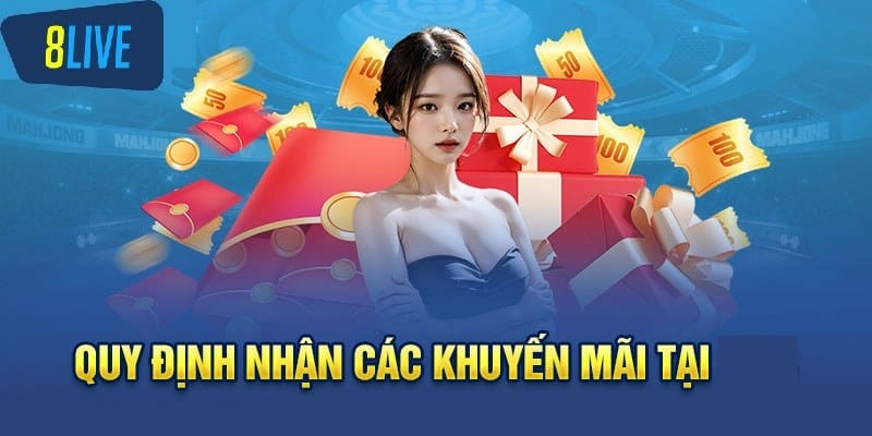 Khuyến mãi 8LIVE quy định nhận code đơn giản
