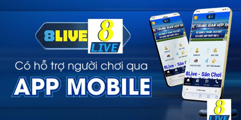 Hỗ trợ người chơi tải app 8live cài đặt trên điện thoại và máy tính bảng